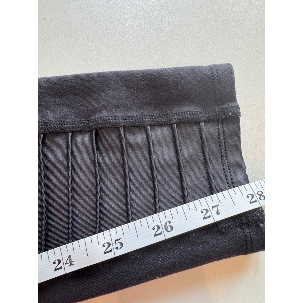 Alo Moto Leggings Women S Black Stretch Moto Ribbed Panels Athleisure Minimalist - Picture 10 of 12